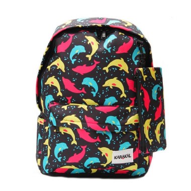 Karakal Backpack & Pencilcase Dolphin