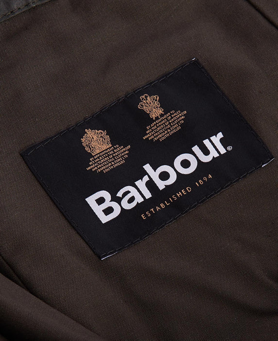 Barbour Wax Cotton Pla  Hood- Sage