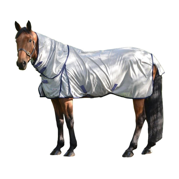 Equisential Fly Rug Silver/ Navy