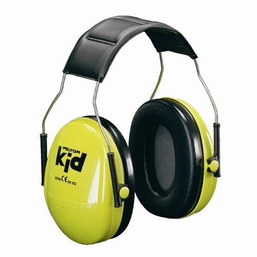 Peltor™ Kids Ear Muffs Headband, Neon Green