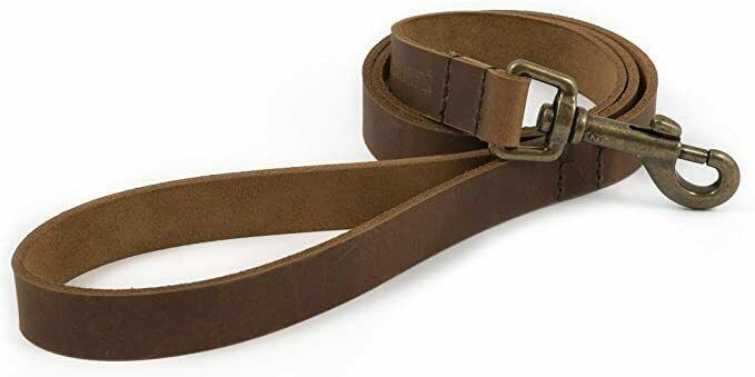 Bisley Dog Lead Heritage Leather Chetnut  1.3m x 19mm