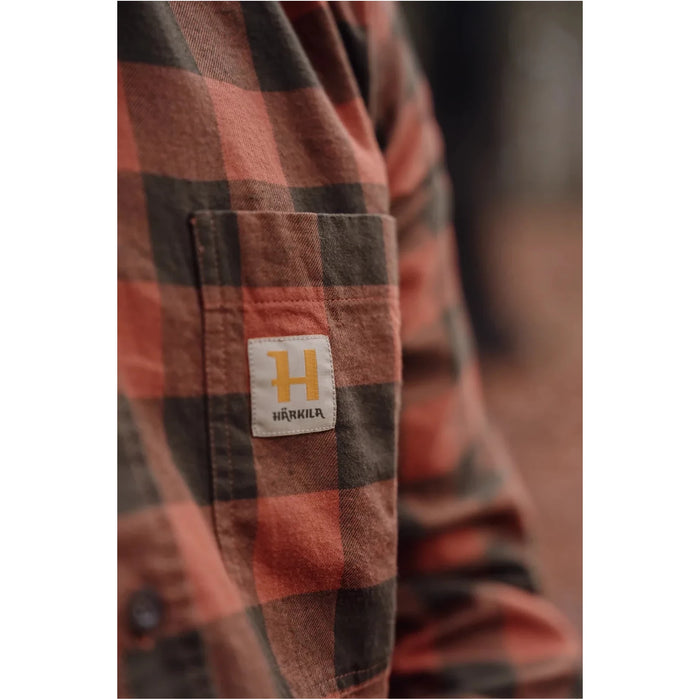 Harkila Scandinavian L/S Shirt  - Autumn Orange