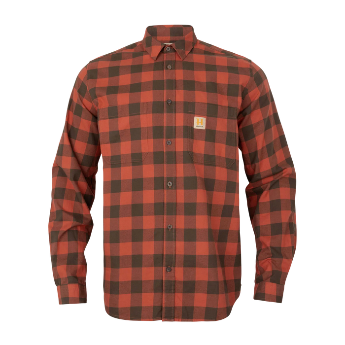 Harkila Scandinavian L/S Shirt  - Autumn Orange