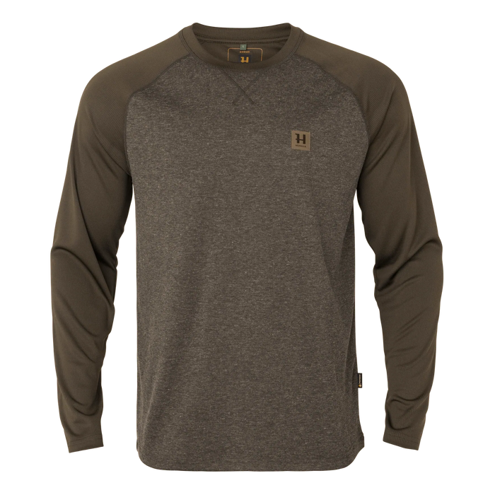 Harkila Kodiak Cleverwool L/S Tshirt - Hunting Green