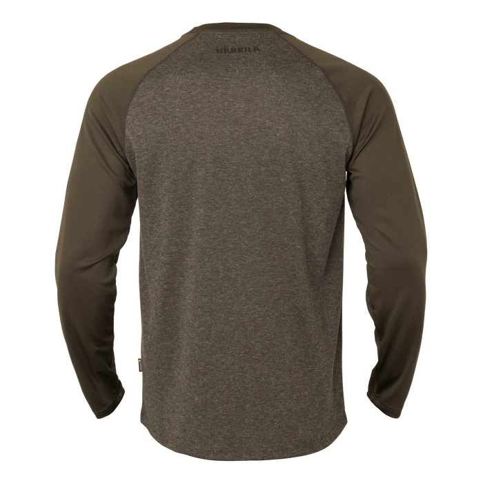 Harkila Kodiak Cleverwool L/S Tshirt - Hunting Green