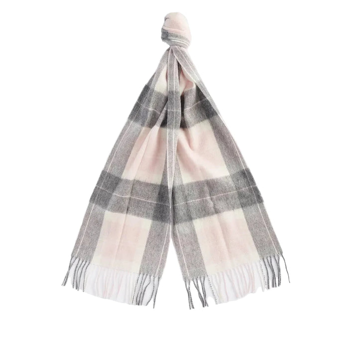 Barbour Tartan Scarf - Pink-Grey Tartan