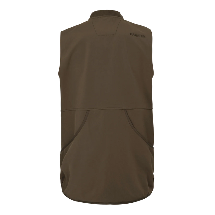 Harkila Skye Shooting Waistcoat - Willow Green Shadow Brown