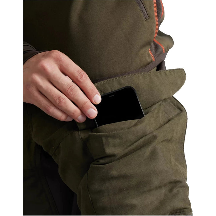 Harkila Scandinavian Trousers Willow Green/ Deep Brown  Leg  32"