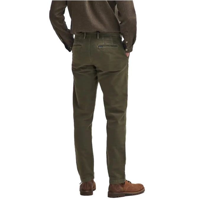 Barbour Moleskin Tailored Trousers - Dark Olive