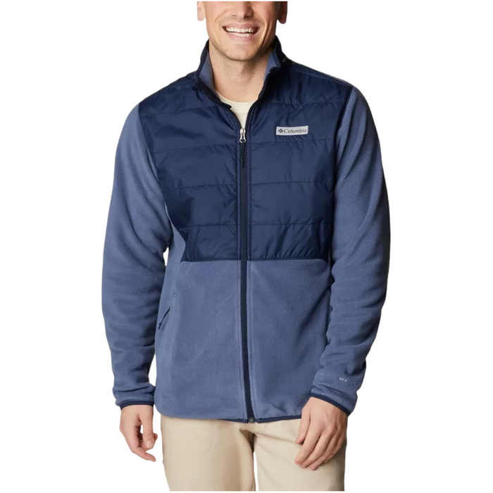 Columbia Basin Buttle  Full Zip Fleece Collegiate Navy