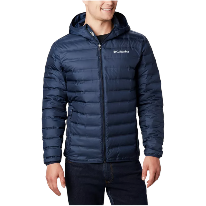 Columbia Down Hooded Jacket Colle Navy