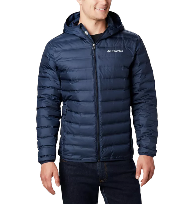 Columbia Down Hooded Jacket Colle Navy