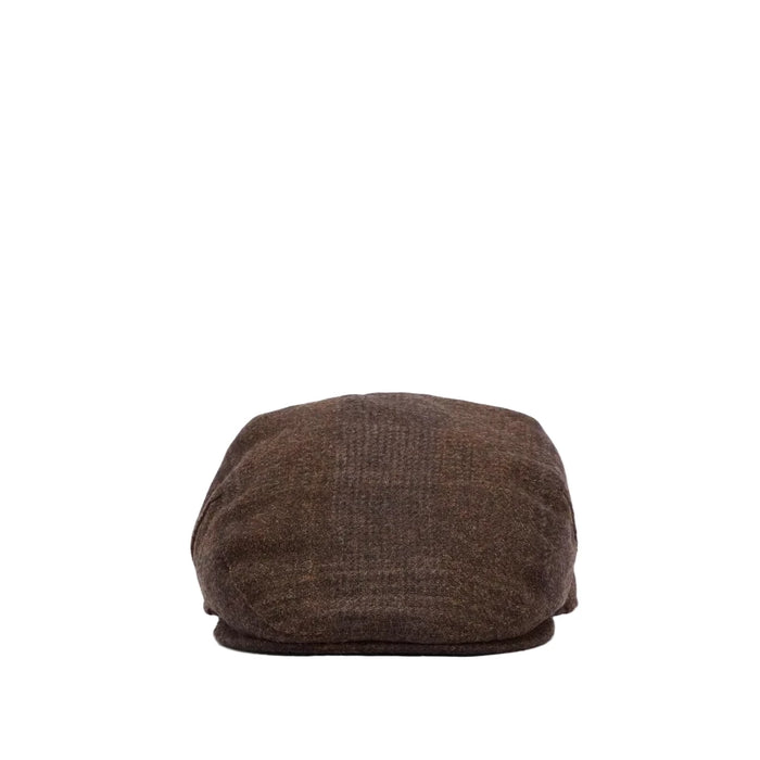 Barbour Deveron Tweed Flat Cap - Coffee