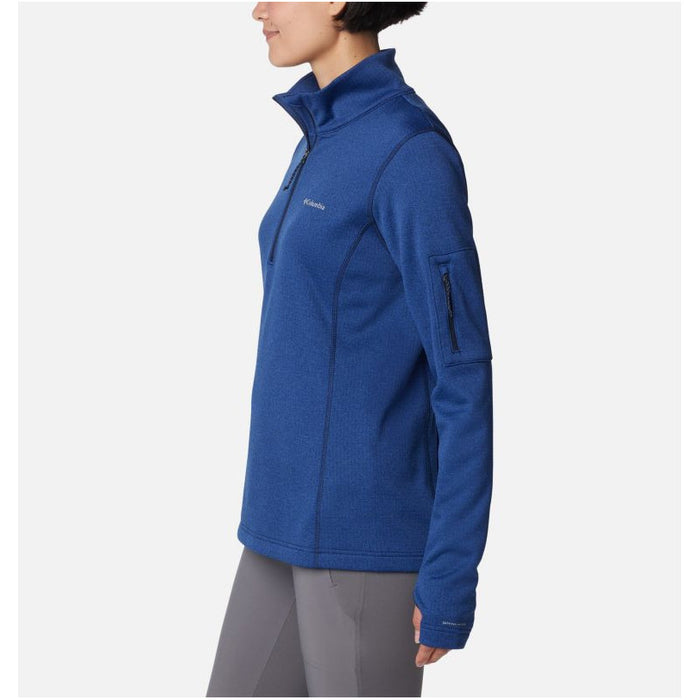 Columbia W Park View Grid Fleece 1/2 Zip - Dark Noctumal