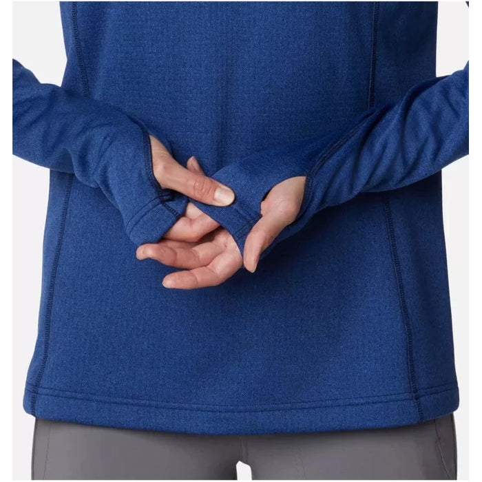 Columbia W Park View Grid Fleece 1/2 Zip - Dark Noctumal