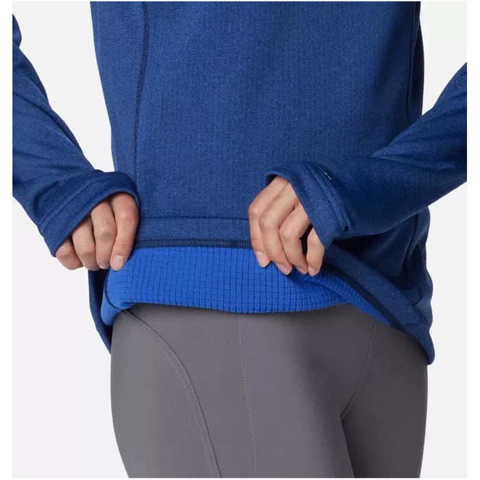 Columbia W Park View Grid Fleece 1/2 Zip - Dark Noctumal