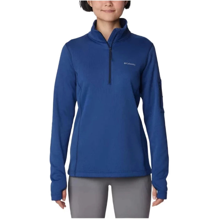 Columbia W Park View Grid Fleece 1/2 Zip - Dark Noctumal