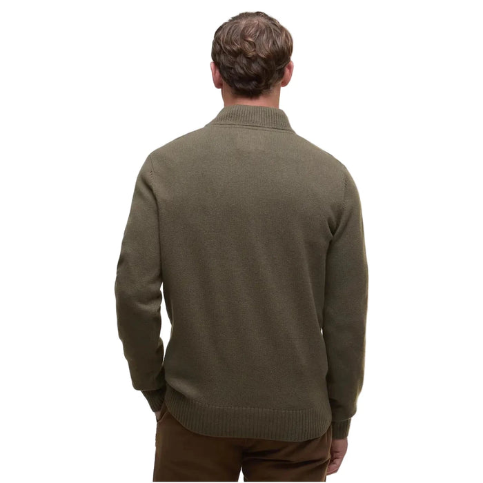 Barbour Kelson Half-Zip Jumper - Olive