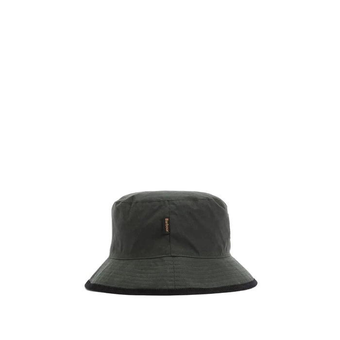 Barbour Field Waxed Bucket Hat - Sage
