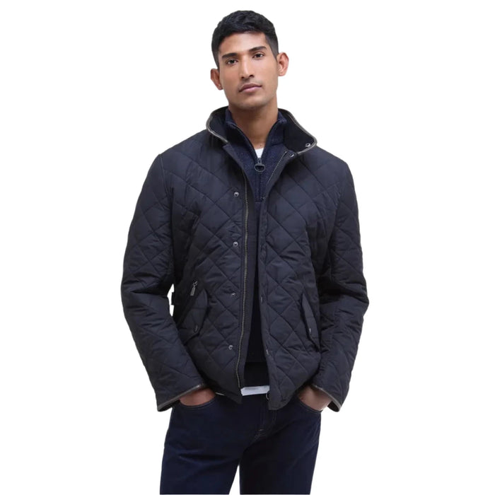 Barbour Powell Quilted Jacket - Navy - Men's