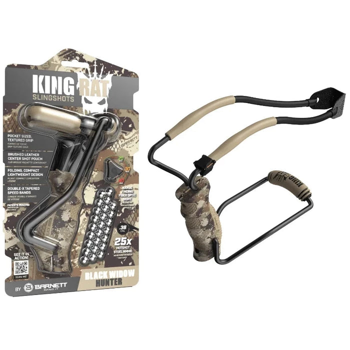 King Rat Black Widow Hunter Singshot