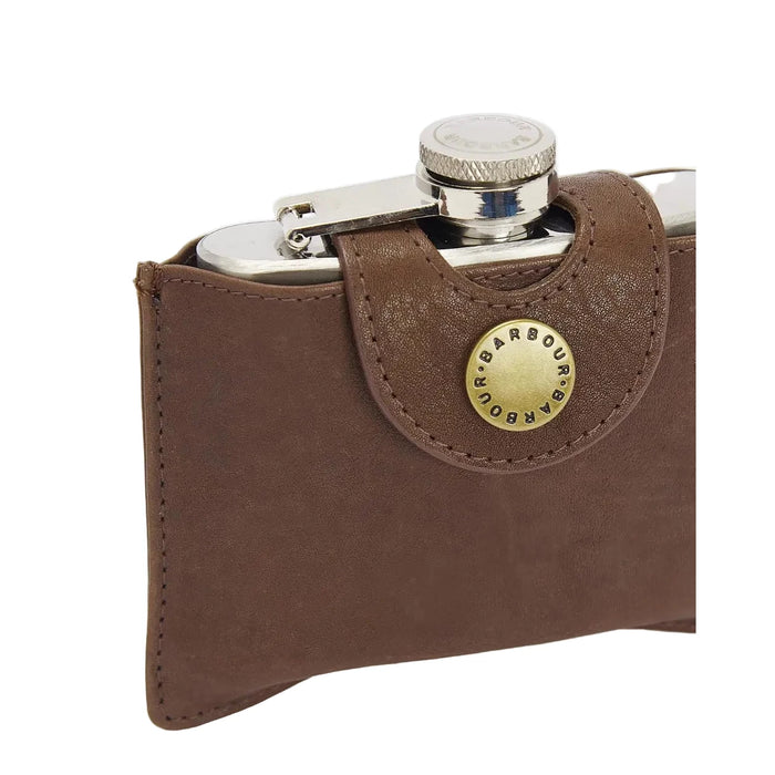 Barbour 4oz Hinged Hip Flask