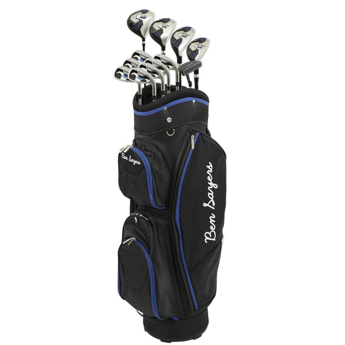 Ben Sayers M8 13-Piece Cart Bag Golf Package Set - Graphite/Steel G7106