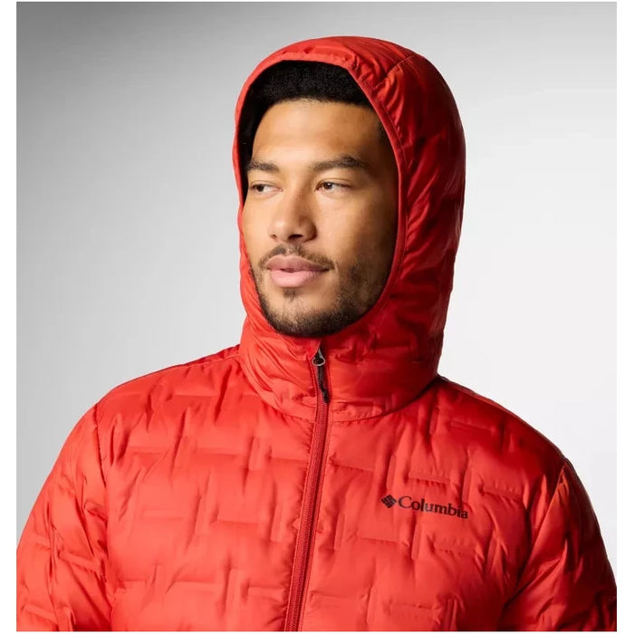 Columbia Men's Delta Ridge Down Hooded Jacket - Sail Red