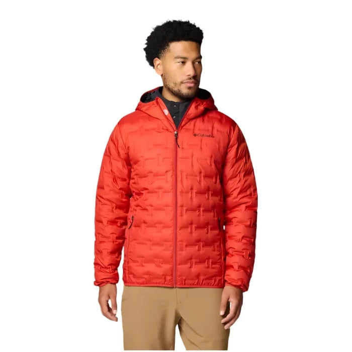 Columbia Men's Delta Ridge Down Hooded Jacket - Sail Red
