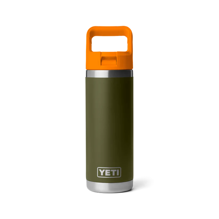 Yeti 18oz Straw Bottle - Olive/KingCrab Orange