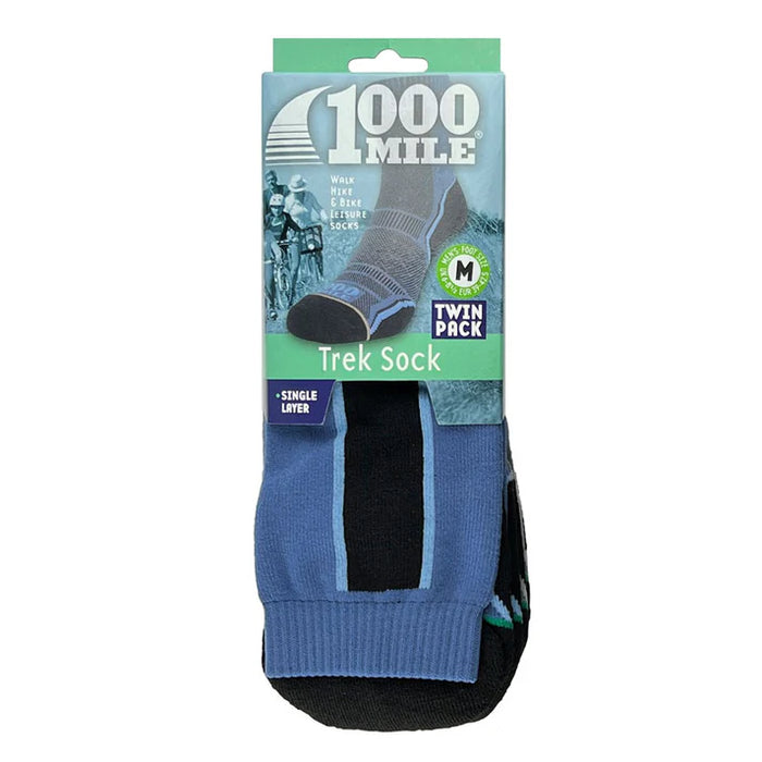 1000 Mile - Trek Sock Twin Pack Men