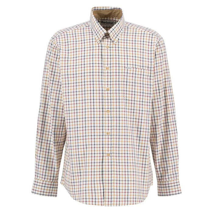 Barbour Sporting Tattersall  Regular Long-Sleeved Shirt - Copper