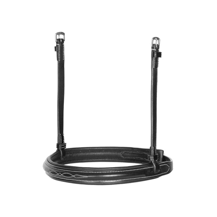 Shires Padded Raised Noseband Black 3931