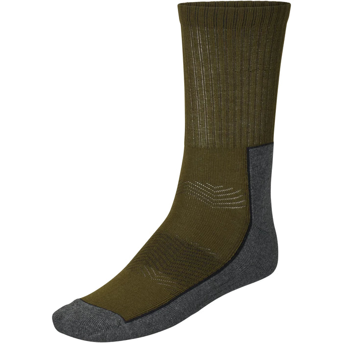 Seeland Hunters  Field Socks Pine Green/ Dark Grey  3 Pk