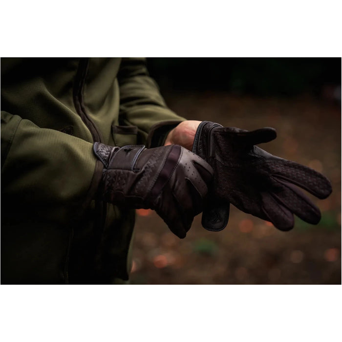Seeland Aim Shooting Gloves - Chocolate