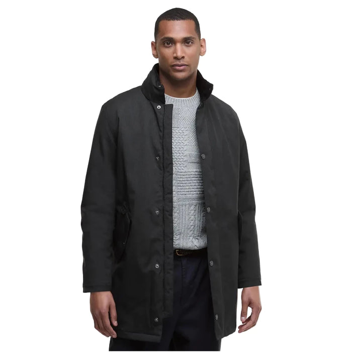 Barbour Winter Powell Waterproof Jacket - Black