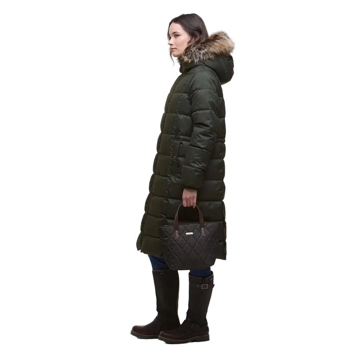 Barbour Marjoram Puffer Jacket - Olive/Classic