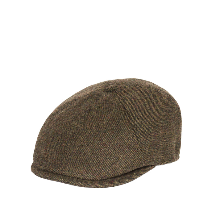 Barbour Claymore Bakerboy Hat - Olive Twill