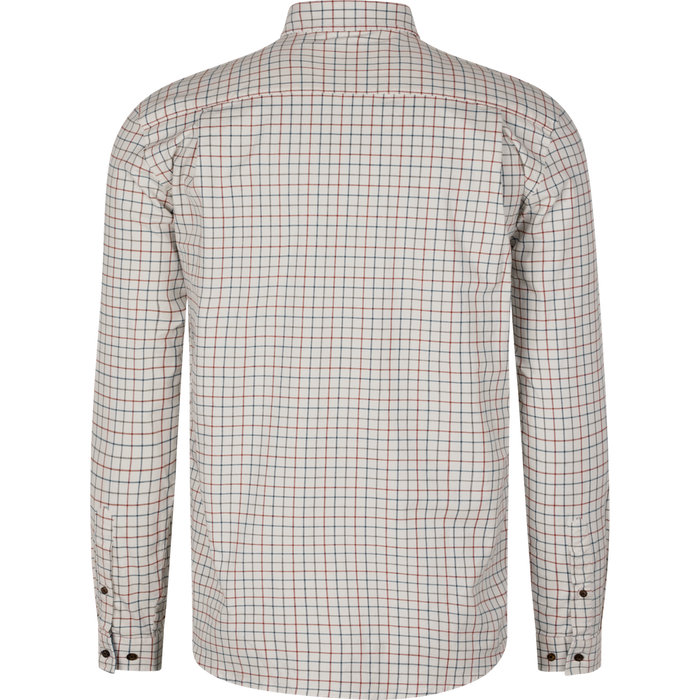 Seeland Oxford Shirt - Grape Leaf/Terracotta Check