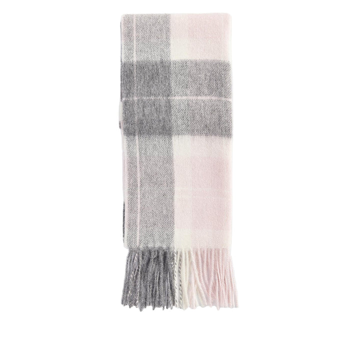 Barbour Tartan Scarf - Pink-Grey Tartan