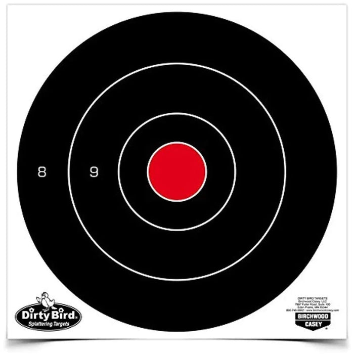 Birchwood Casey Dirty Bird 25 x 8" Bullseye Targets