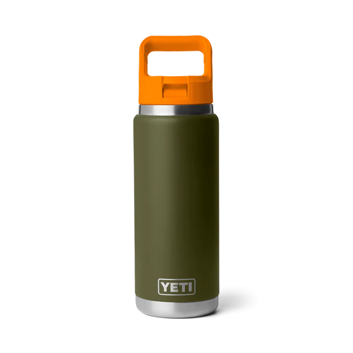 Yeti 26oz Straw Bottle - Olive/King Crab Orange