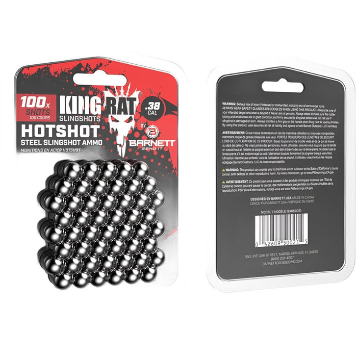 Barnett King Rat Slingshot Ammo - 100 Pack
