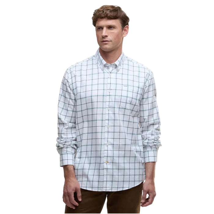 Barbour Deepfell Regular Long-Sleeved Shirt -Mallard Green