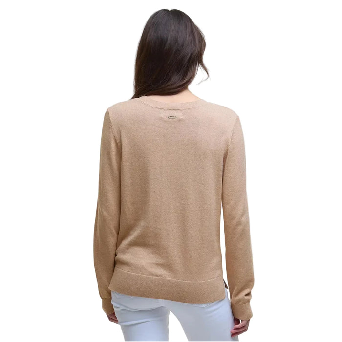 Barbour Fareham Crew Neck Jumper - Pale Carmel