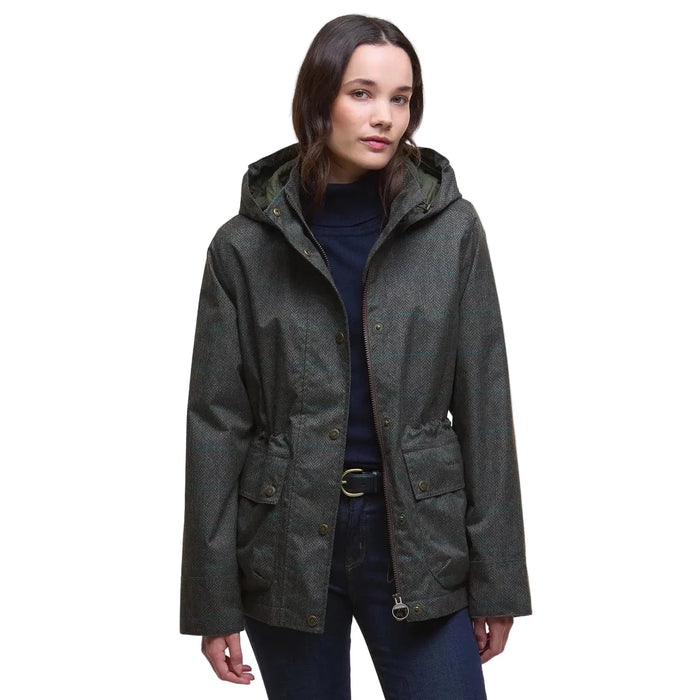 Barbour Dixon Waterproof Jacket - Gardenia Tweed