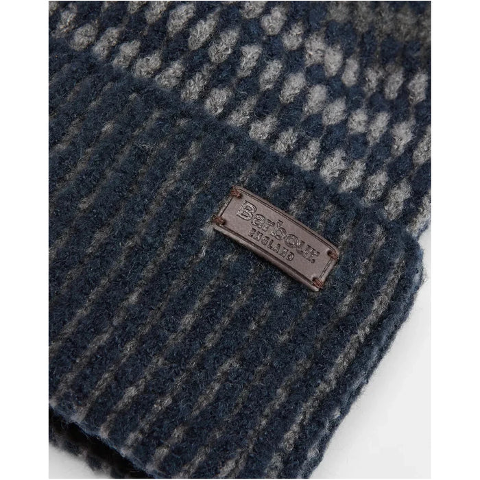 Barbour Harray Beanie - Navy/Basalt Blue