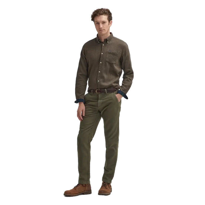 Barbour Moleskin Tailored Trousers - Dark Olive