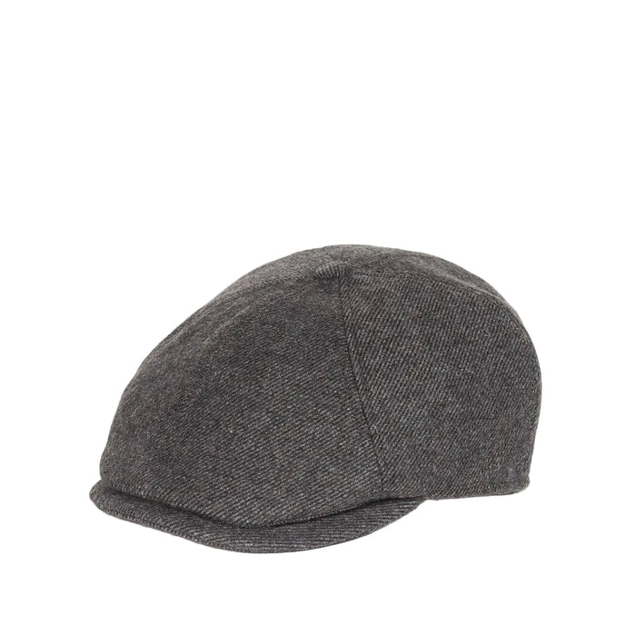 Barbour Claymore Bakerboy Hat - Charcoal Grey