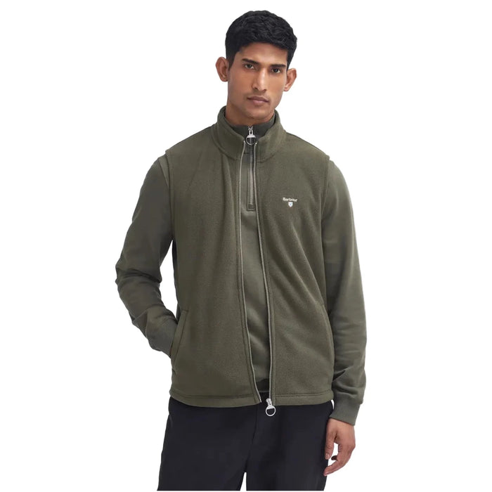 Barbour Essentials Fleece Gilet - Mid Olive